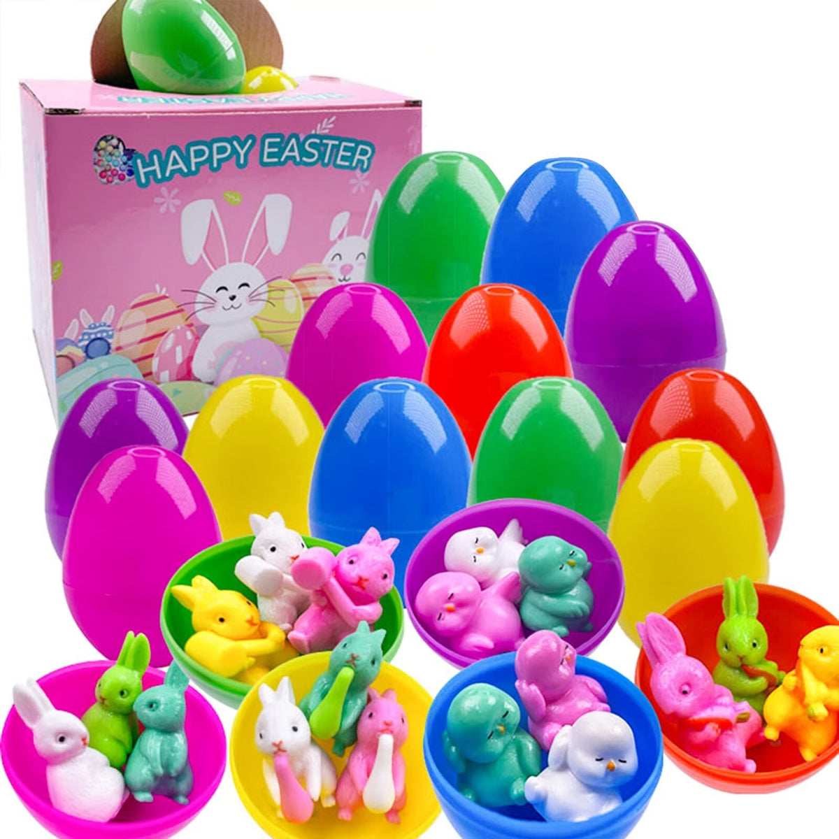 π° π£12 Prefilled Easter Eggs With Pull Back Carsπ