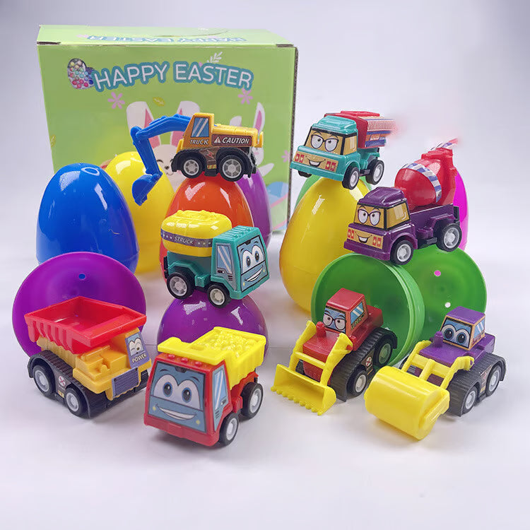 π° π£12 Prefilled Easter Eggs With Pull Back Carsπ