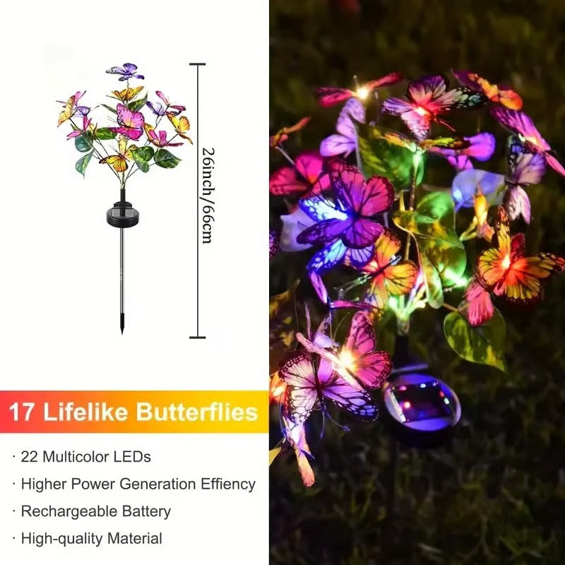 🔥2026 New Arrivals: 58% Off for a Limited Time!🔥🦋Hot Sale Offers-Solar Outdoor Butterfly Lights💐