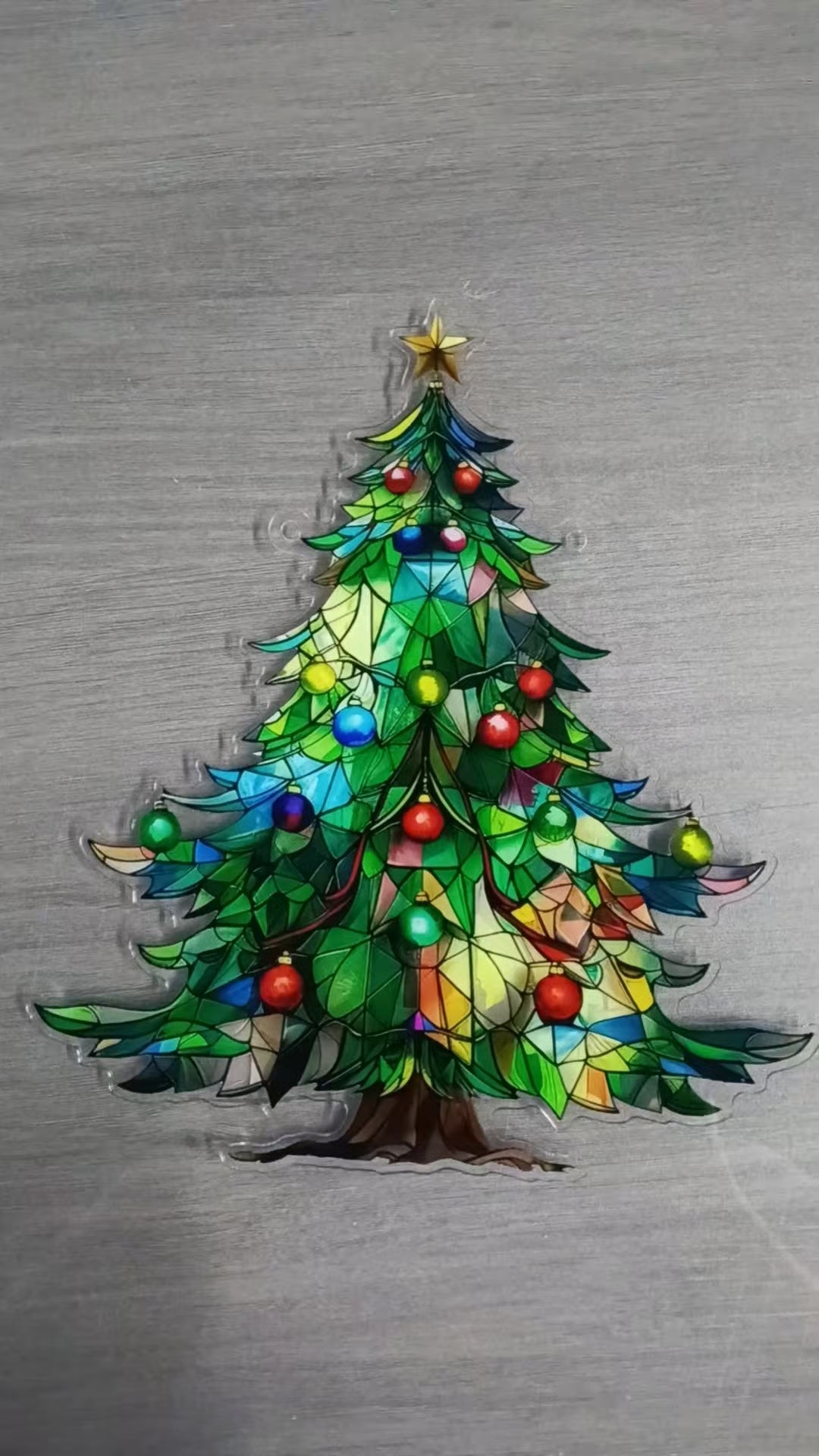 🎄🌈Christmas Tree Sun Catcher(2D Acrylic)