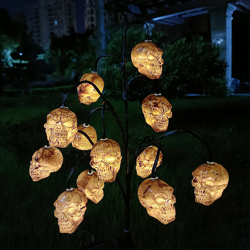 đHalloween Solar Ground Plug Lawn Light