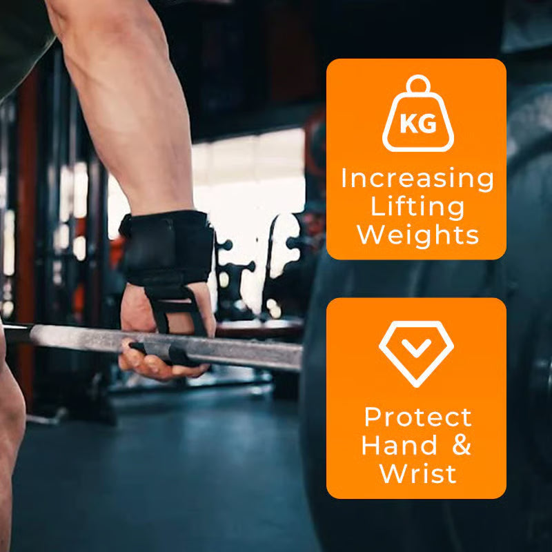 🔥Heavy Duty Weight Lifting Wrist Hook Straps