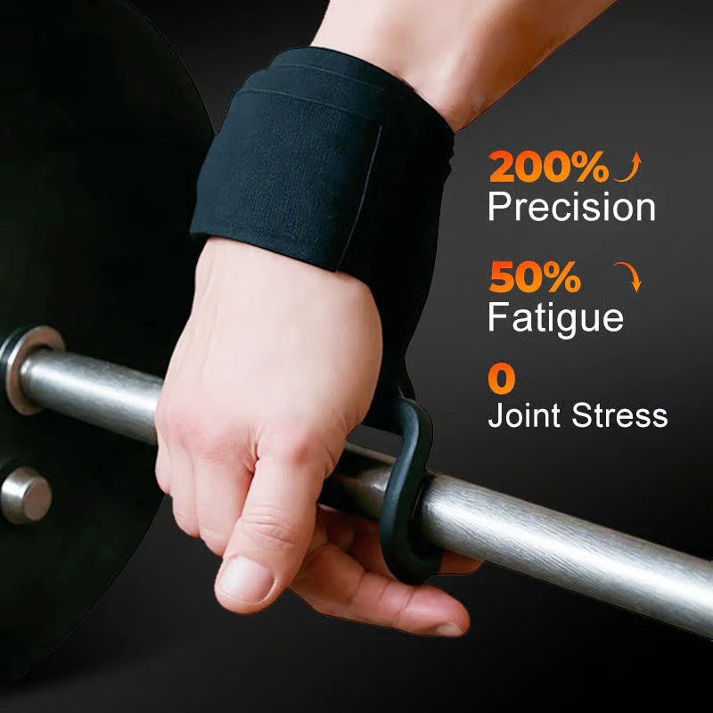 🔥Heavy Duty Weight Lifting Wrist Hook Straps