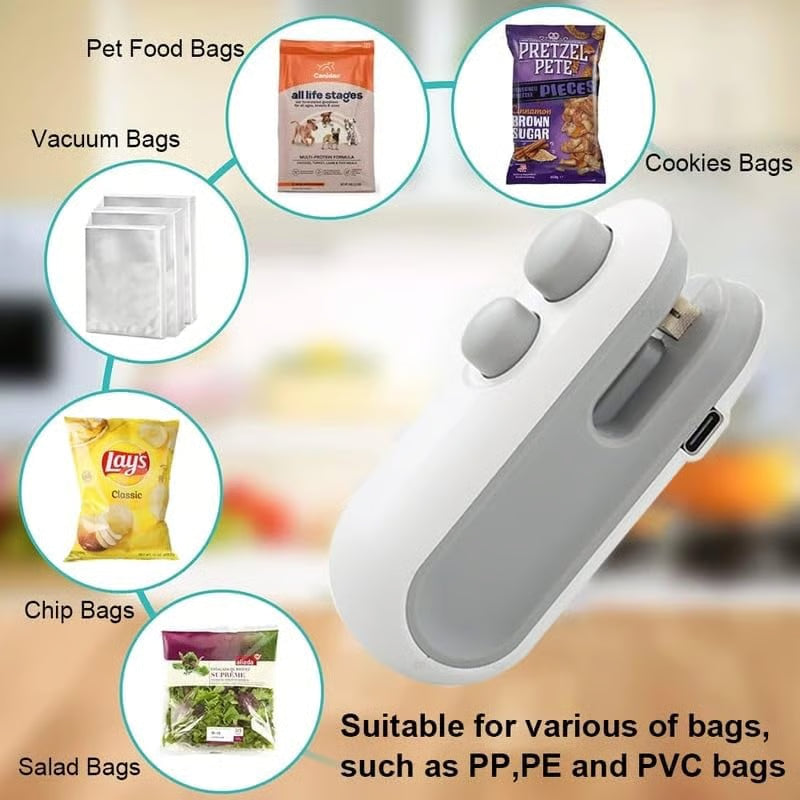 šHot Saleš„ 2-in-1 Mini Bag Sealer