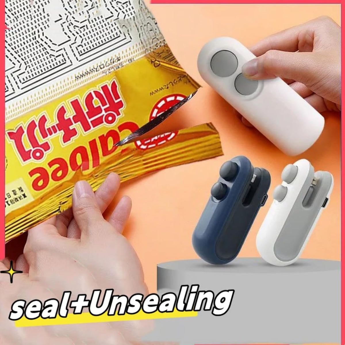 šHot Saleš„ 2-in-1 Mini Bag Sealer