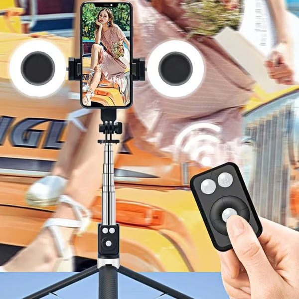 đHot Sale 50% OFFâłNew 6 in 1 Bluetooth Selfie Stick