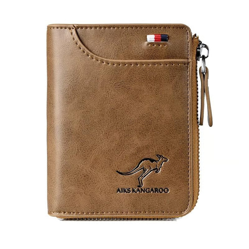 🎁-Men Wallet Zipper Purse ( RFID PROTECTED )