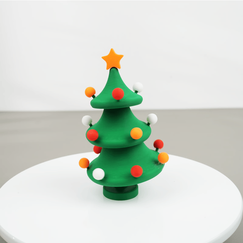 🎄3D Printed Dancing Christmas Tree Decompression Toy: Festive Fun & Stress Relief in One!