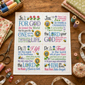 ⭐2026 USA Sale: Up to 50% OFF -Uplifting Scripture Fabric Panels