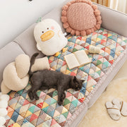 Retro Cotton Protective Couch Cover