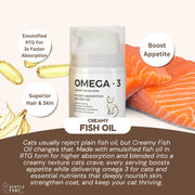 Omega+ Creamy Fish Oil Pump