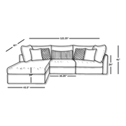 Mckenzie Modular Sofa + Ottoman L