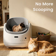 New Launch Orbitie Air Open-Top Self-Cleaning Cat Litter Box