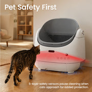 New Arrivals Orbitie Air Open-Top Self-Cleaning Cat Litter Box