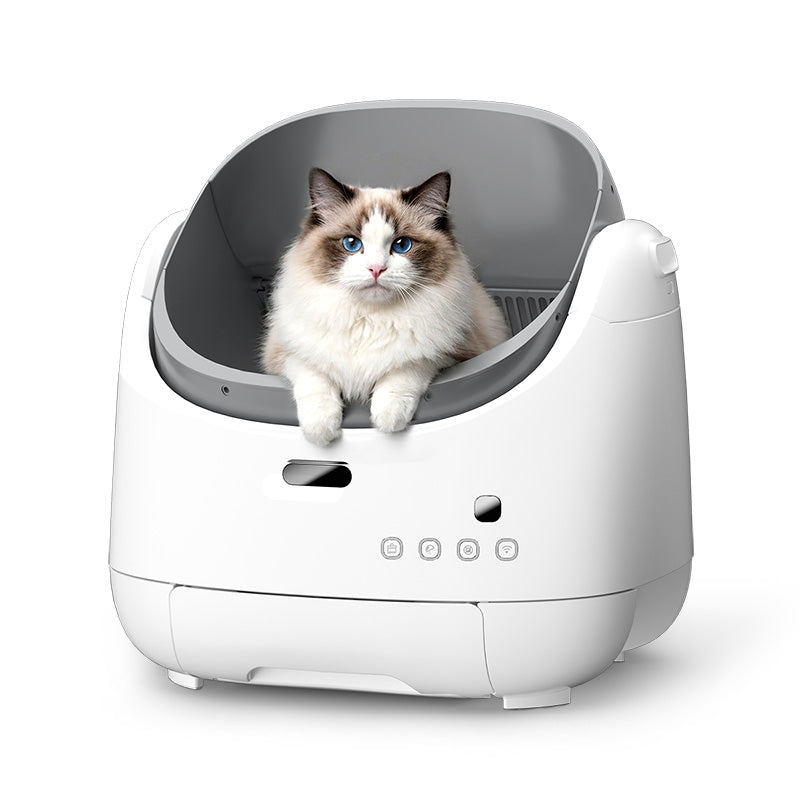New Arrivals Orbitie Air Open-Top Self-Cleaning Cat Litter Box