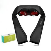 Neck, Back & Shoulder Massager with Heat Shiatsu