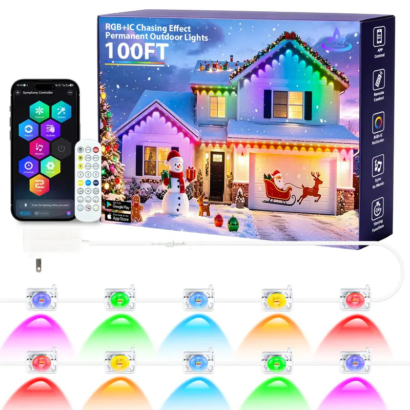 Permanent Waterproof LED RGB IC Landscape Lighting