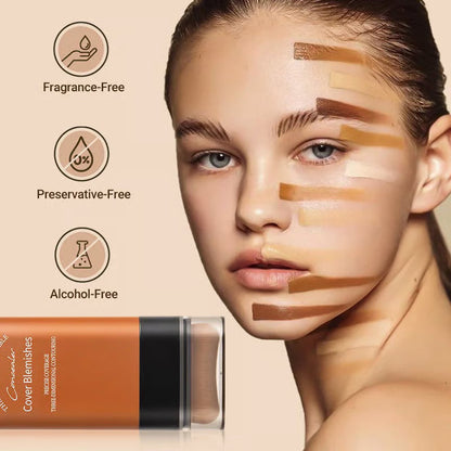 🎁2025 Hot Sale💕Hydrating Lightweight Foundation Stick with Brush