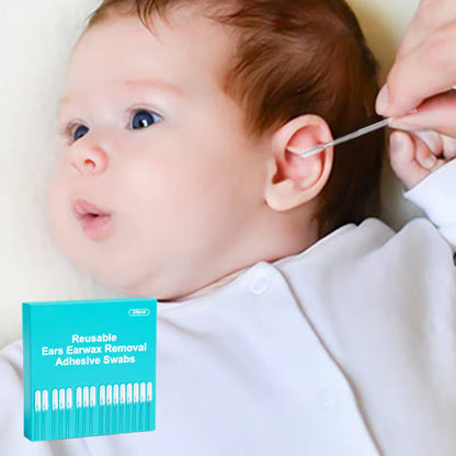 🔥2026 HOT SALE🔥 Reusable Earwax Removal Adhesive Swabs