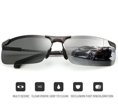 🥳2026 HOT SALE🥳💞50K+ SOLD!🕶️🌦️ Upgraded Photochromic Lenses 50% OFF! Anti-glare polarization meets smart light adaptation. A stylish, intelligent choice for your eyes. 💎😎