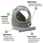 Adjustable Breathable Luminous Purrfect Feline Freedom Harness