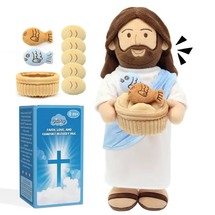 🙏Interactive Singing Jesus Plush Doll-✝️Bible Verses, Stories & Songs for Little Believers❤️