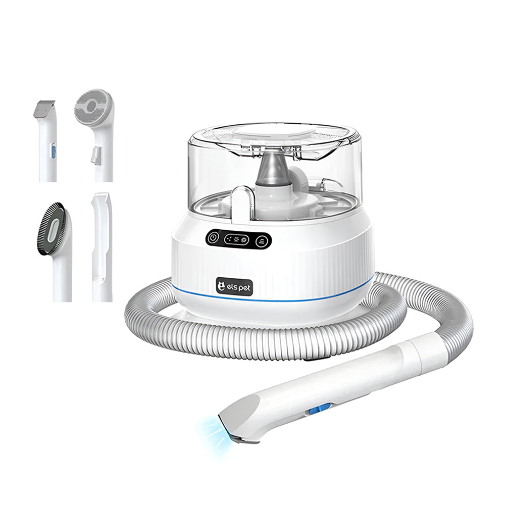 Pet Grooming Vacuum Kit with 5 Grooming Tools