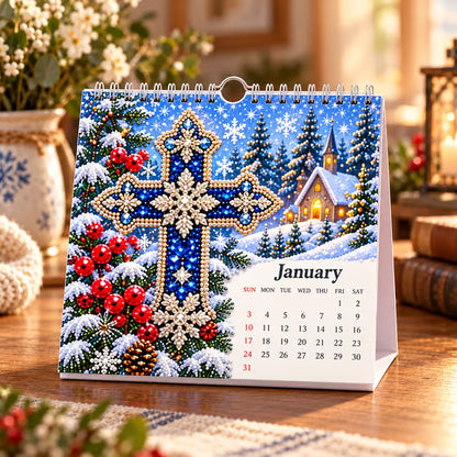 ✝️💎2027 Faith & Blessings DIY Diamond Art Calendar Kit(📦Buy 2 Free Shipping)