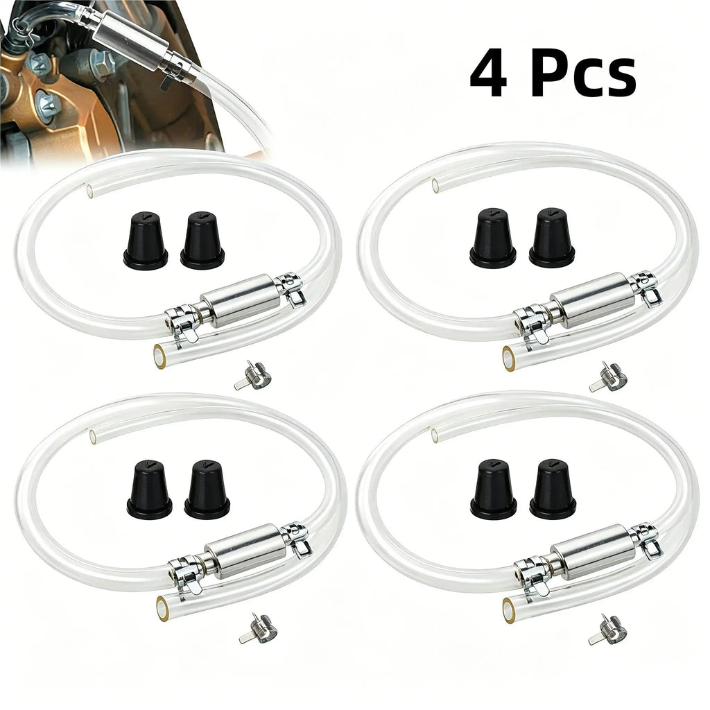 🛠️ One-Way Brake Bleeder Hose Kit -🚗One Way Check Valve Tube Bleeding Tool Kit For Motorcyle Clutch