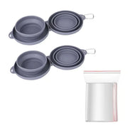 Collapsible Travel Dog Bowl Set