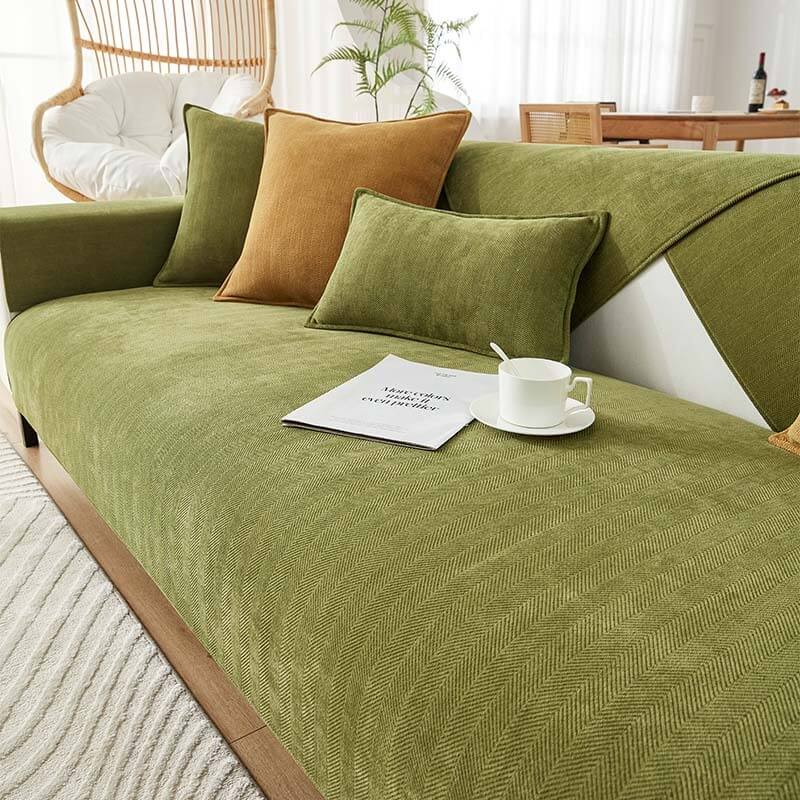 Chenille Fabric Waterproof & Antifouling Couch Covers