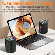 Portable Bluetooth Speaker with Subwoofer
