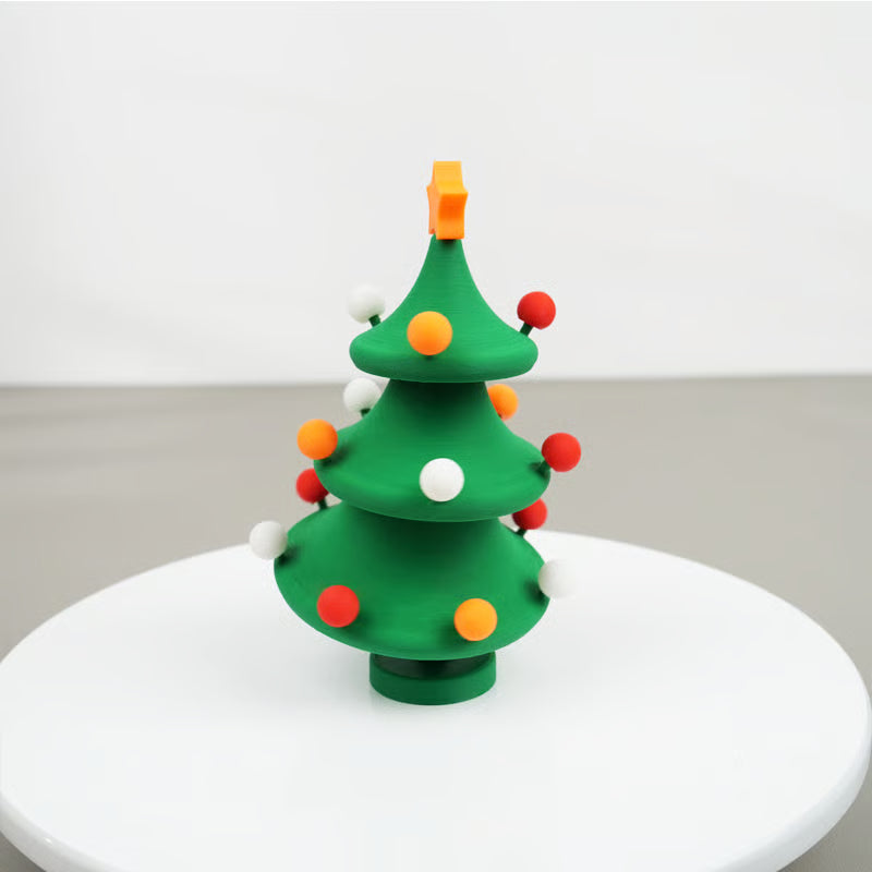 🎄3D Printed Dancing Christmas Tree Decompression Toy: Festive Fun & Stress Relief in One!