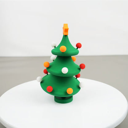 🎄3D Printed Dancing Christmas Tree Decompression Toy: Festive Fun & Stress Relief in One!