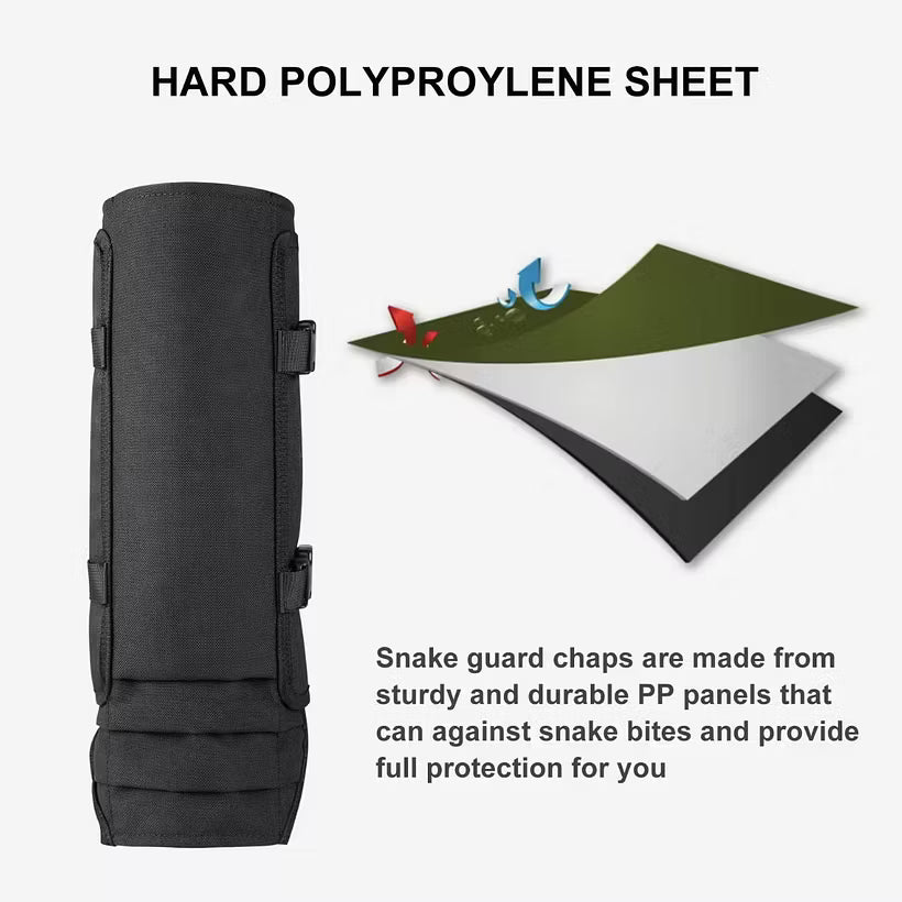 🔥AdderShield™ Tactical Snake Gaiters – Bite-Resistant Leg Protection for Hiking, Hunting & Outdoor Work