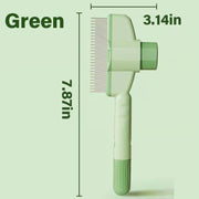 Self-Cleaning Pet Flea Comb & Grooming Brush