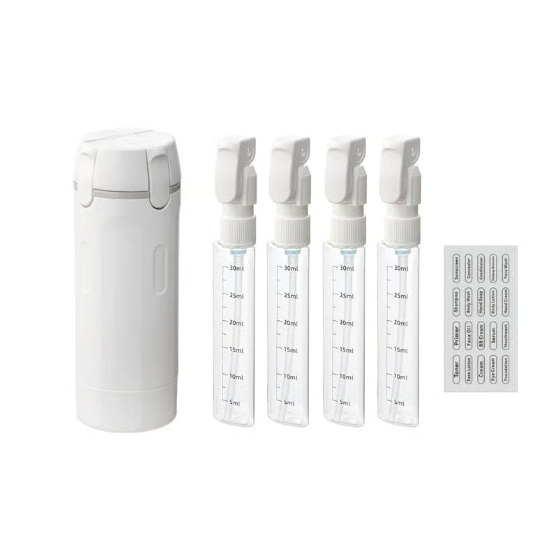 4-in-1 Leakproof Rotatable Travel Dispenser Set