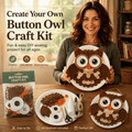 🧘Relaxing & Beginner-Friendly-✨DIY Animal Button Craft Kits