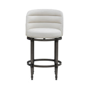 Eunice - Faux Leather Upholstered Swivel Counter Height Barstool