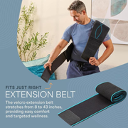 LED Belt with Adjustable Warmth and Vibration