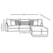Mckenzie Modular Sofa + Ottoman R