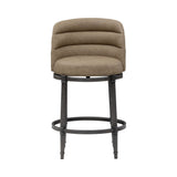 Eunice - Faux Leather Upholstered Swivel Counter Height Barstool