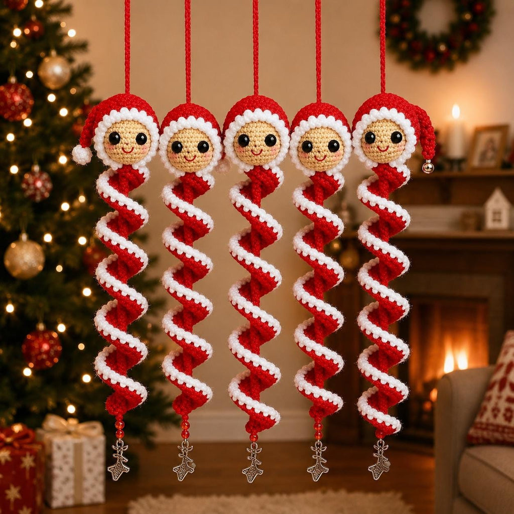 Crochet Snowman Spiral Oranment DIY Kit