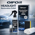 🚘Automotive Headlamp Restoration Fluid Kit – 💡Suitable for Yellowed or Foggy Lenses & Clear Surfaces | Essential for Home & Garage Use🏠