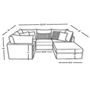 Mckenzie Bumper Modular + Ottoman