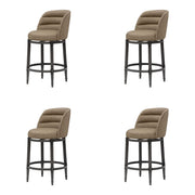 Eunice - Faux Leather Upholstered Swivel Counter Height Barstool
