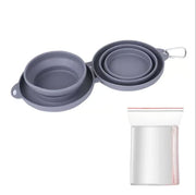 Collapsible Travel Dog Bowl Set