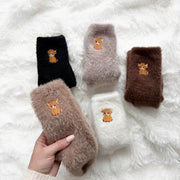 Fuzzy Highland Cow Socks