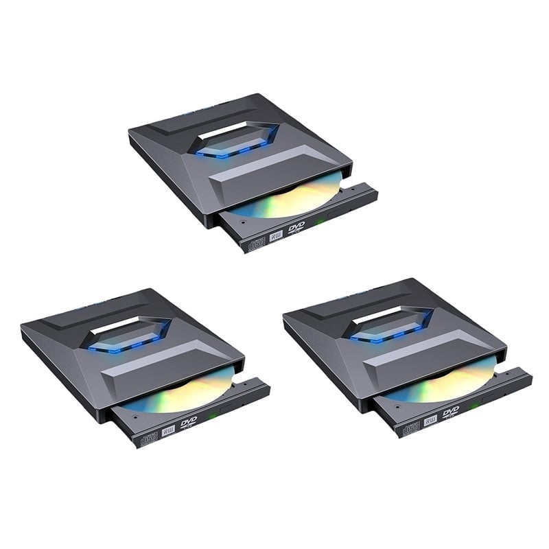 7-in-1 External USB DVD Drive & Blu-ray Player