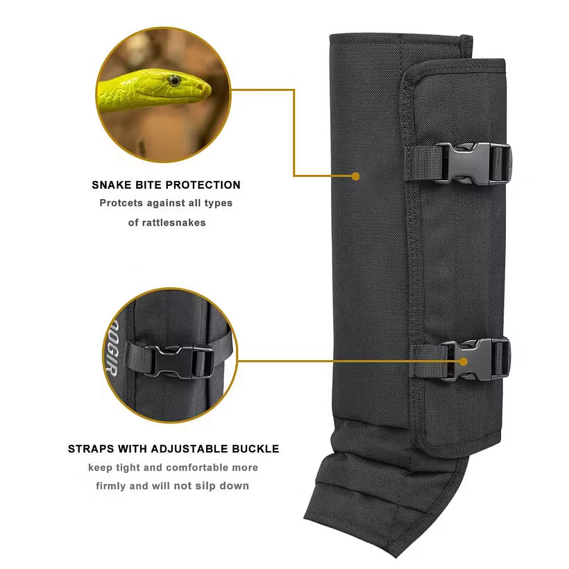 🔥AdderShield™ Tactical Snake Gaiters – Bite-Resistant Leg Protection for Hiking, Hunting & Outdoor Work